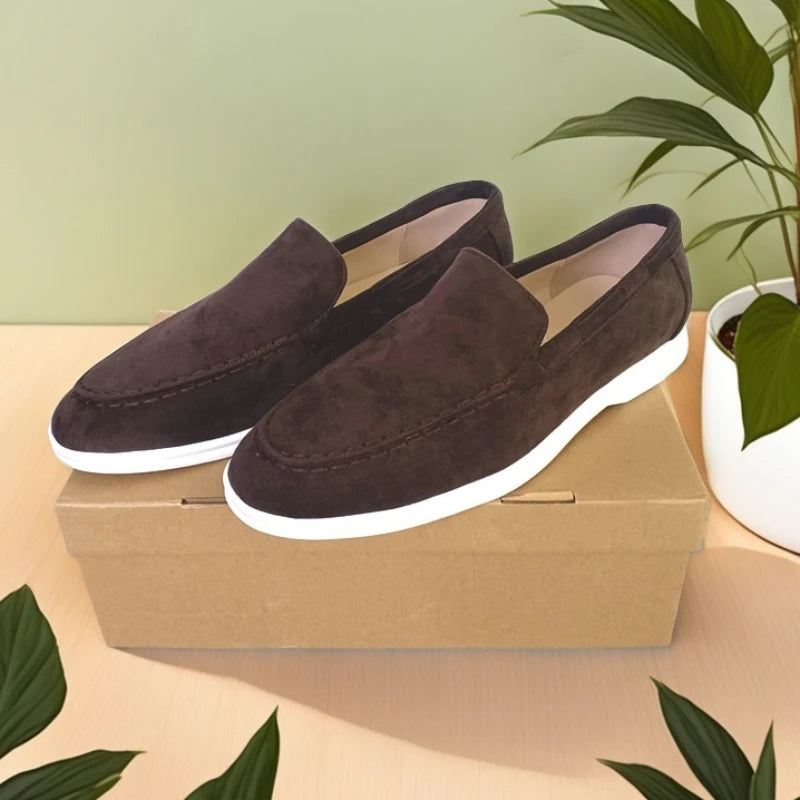Classic Suede Loafers