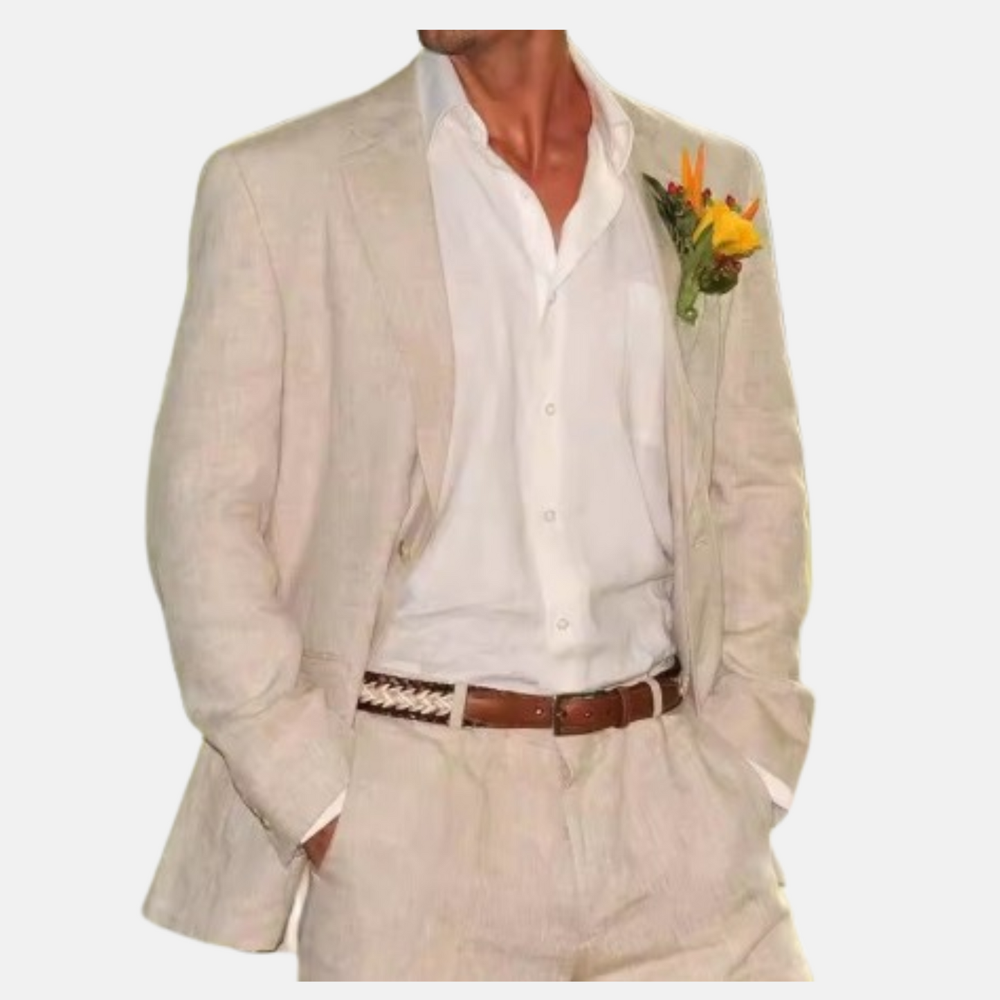 Hamptons Linen Suit