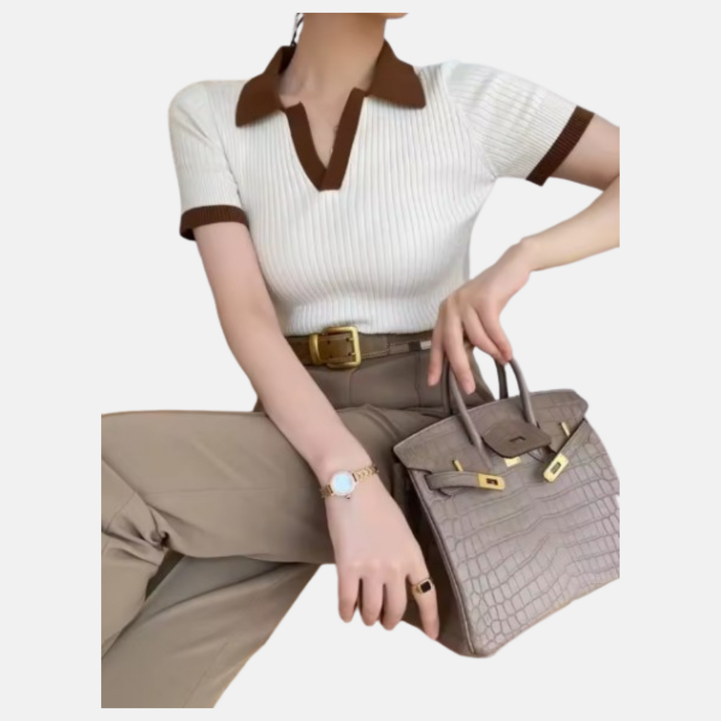 Parisian Chic Polo Tee