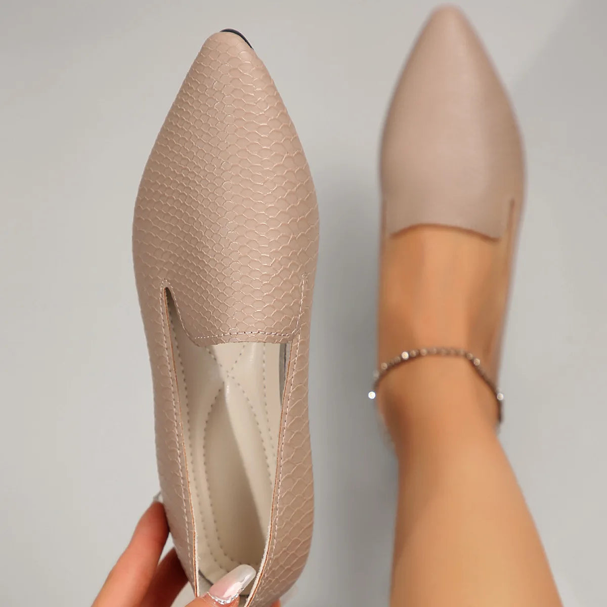 Gstaad Elegance Pointed Flats