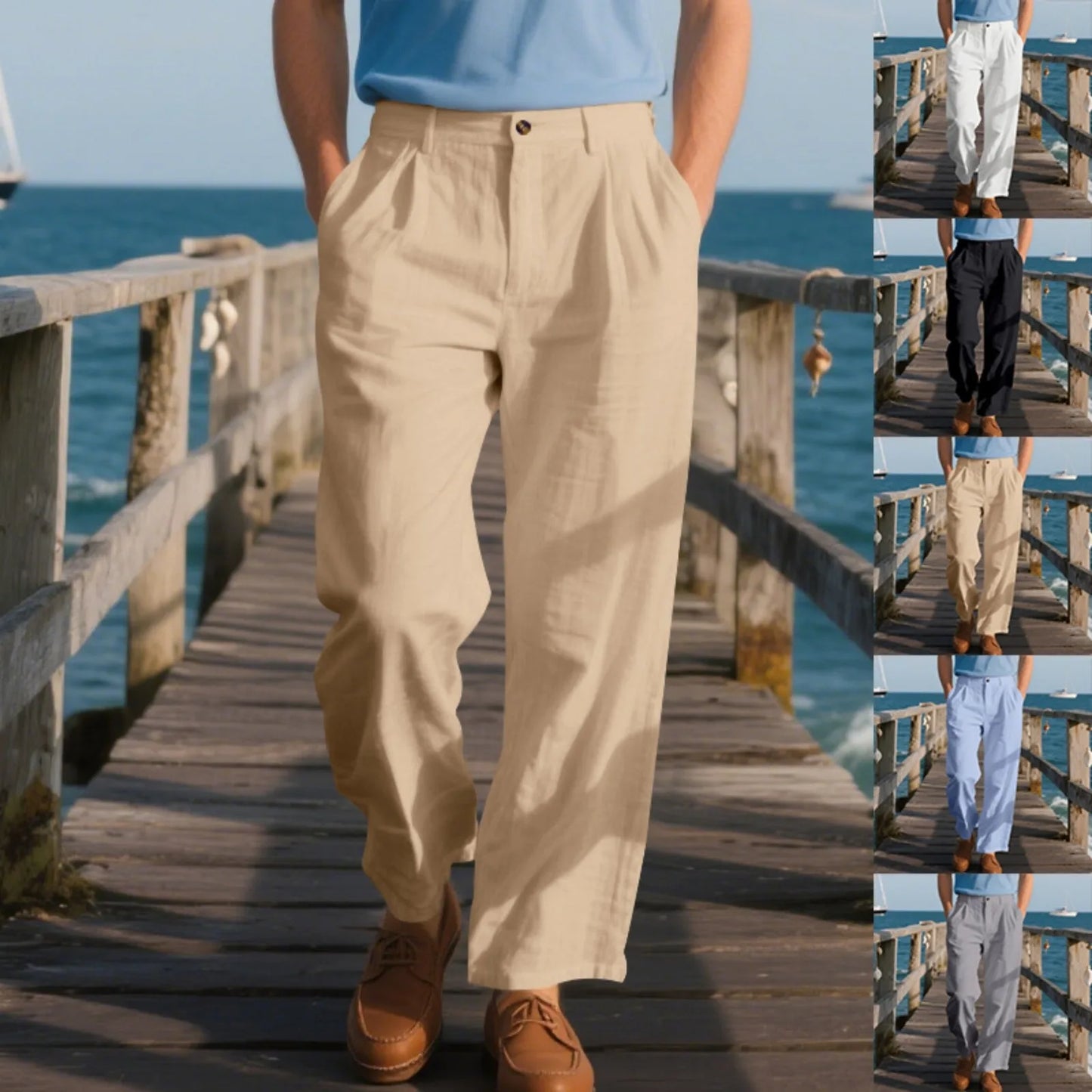 Savile Linen Trousers
