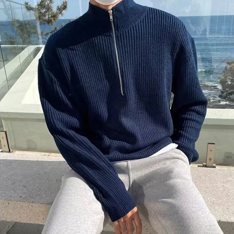 Gstaad Strip Knit Sweater
