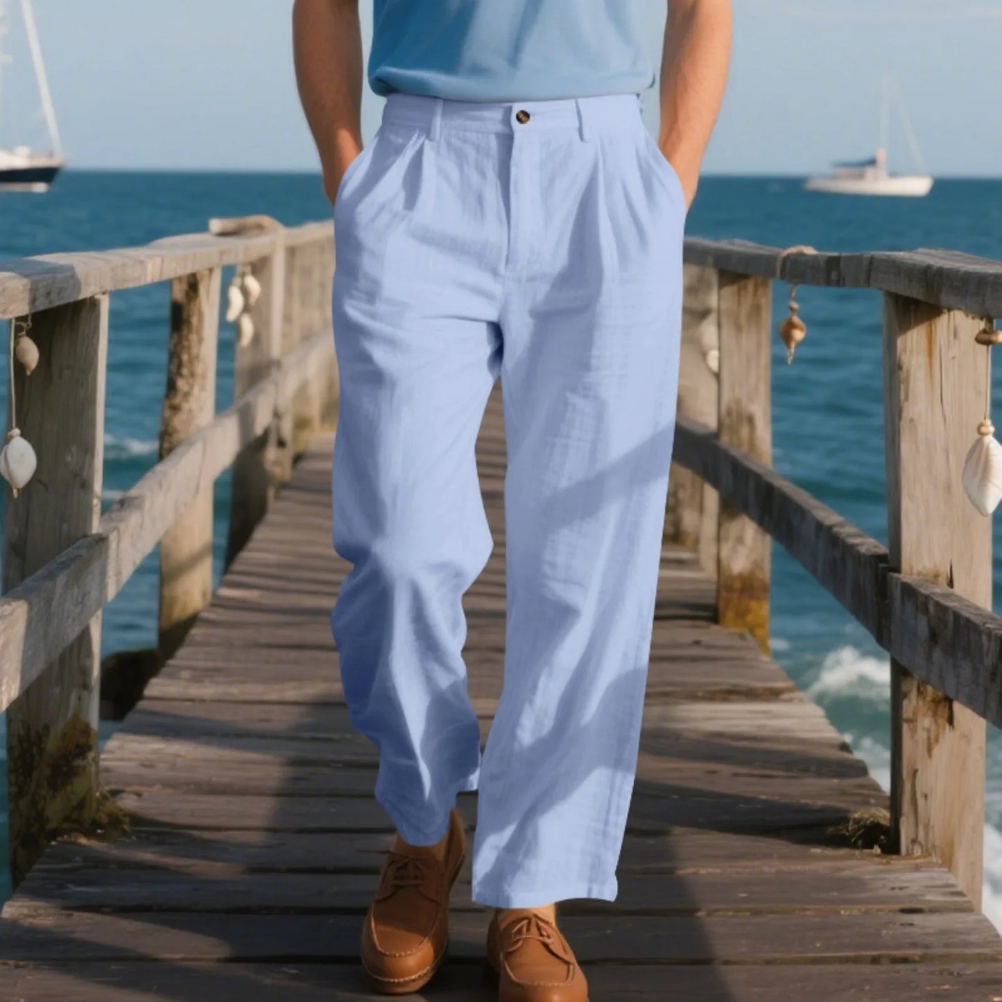 Savile Linen Trousers