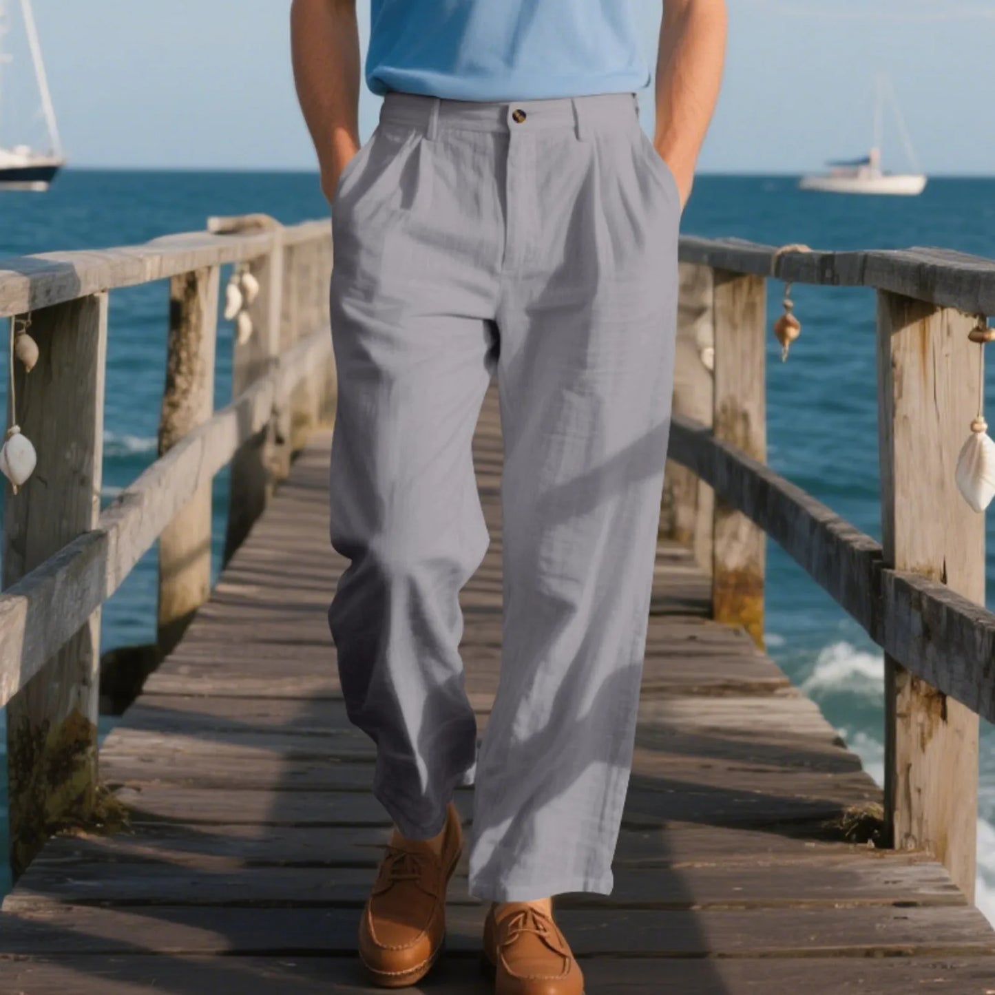 Savile Linen Trousers