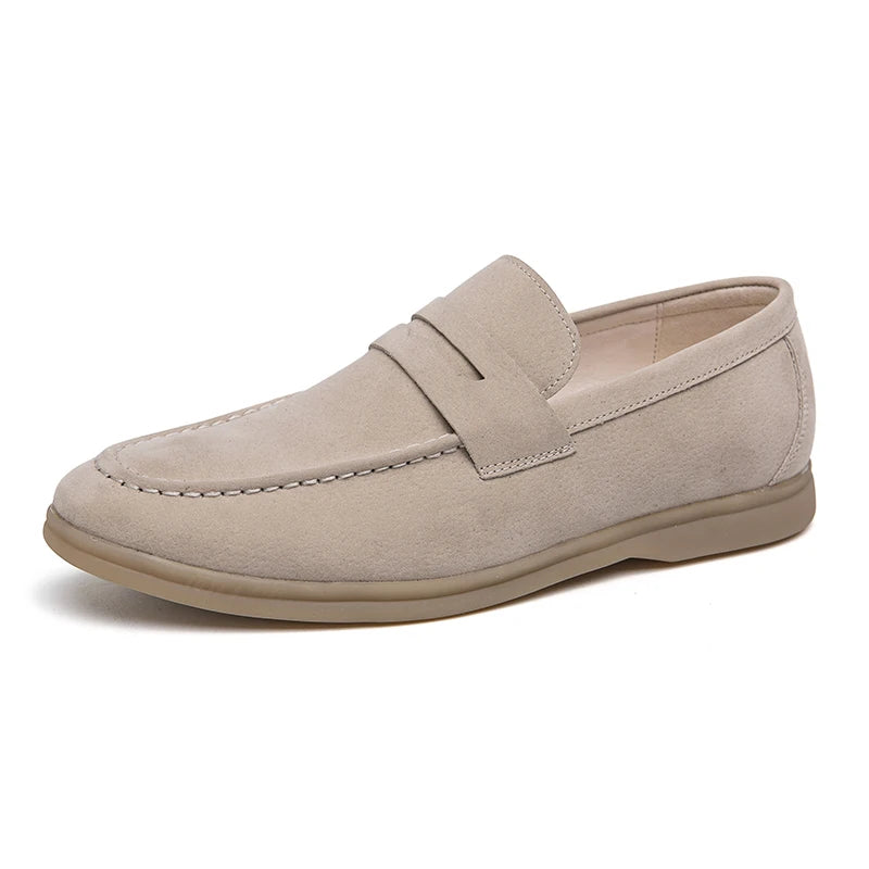 Leather Utopian Suede Loafers