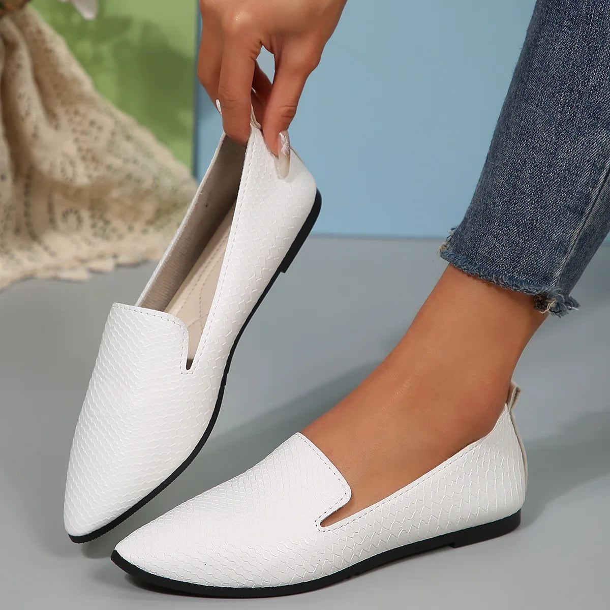 Gstaad Elegance Pointed Flats