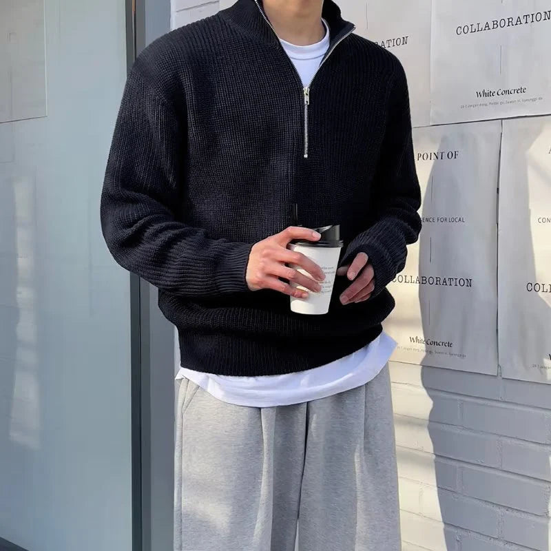 Gstaad Strip Knit Sweater
