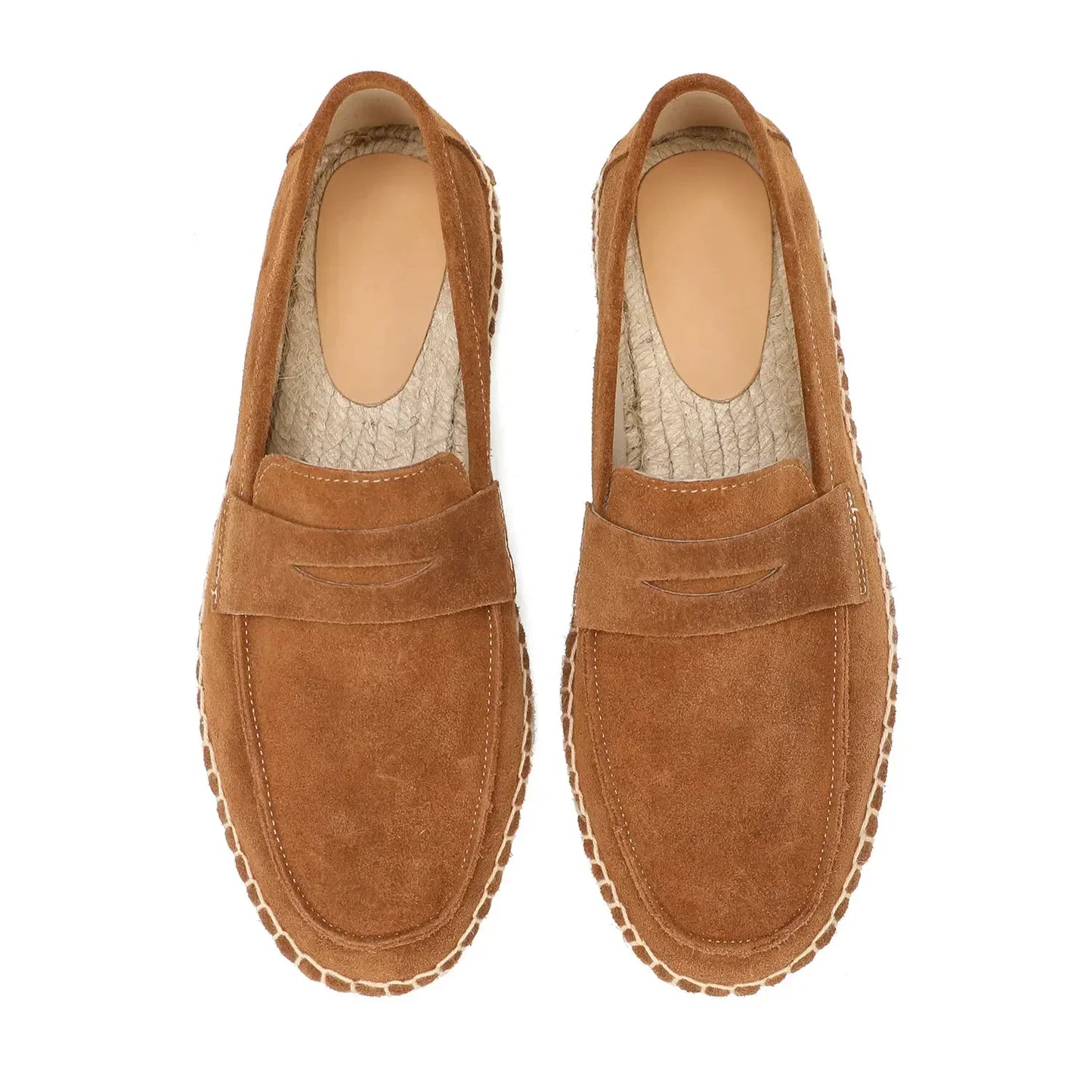 Jute Suede Loafers