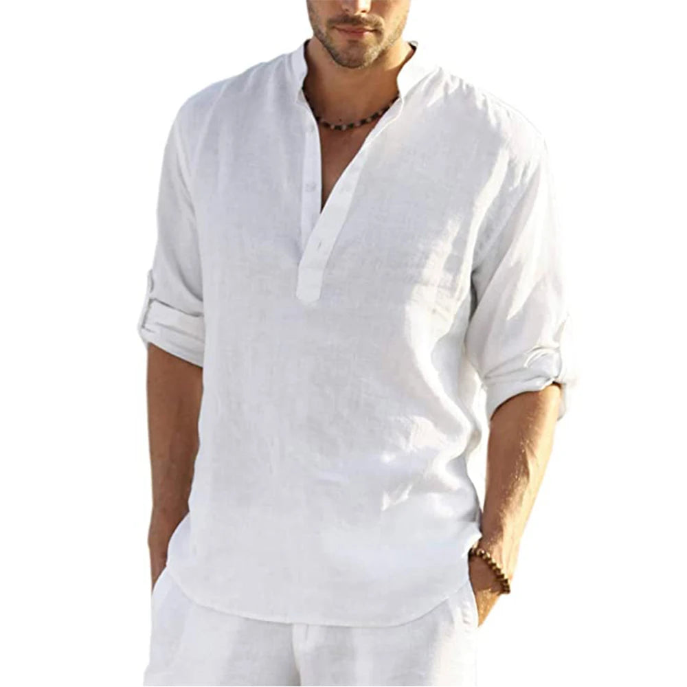 Linen Long Sleeve Shirt