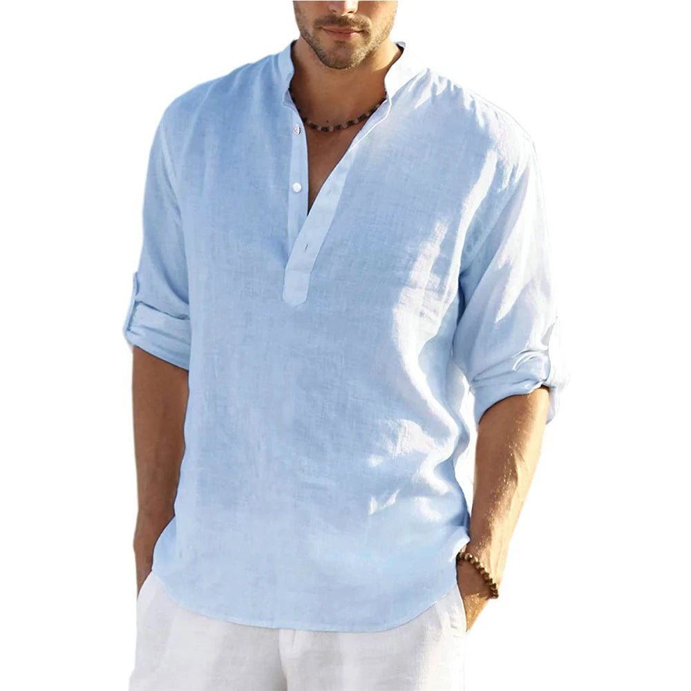 Linen Long Sleeve Shirt