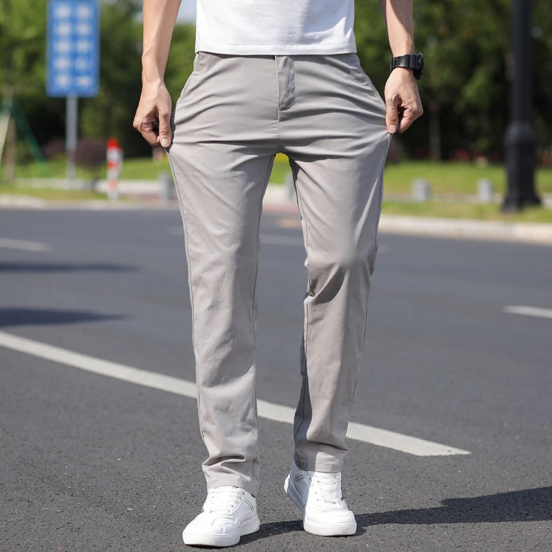 Riviera Straight-Leg Chinos