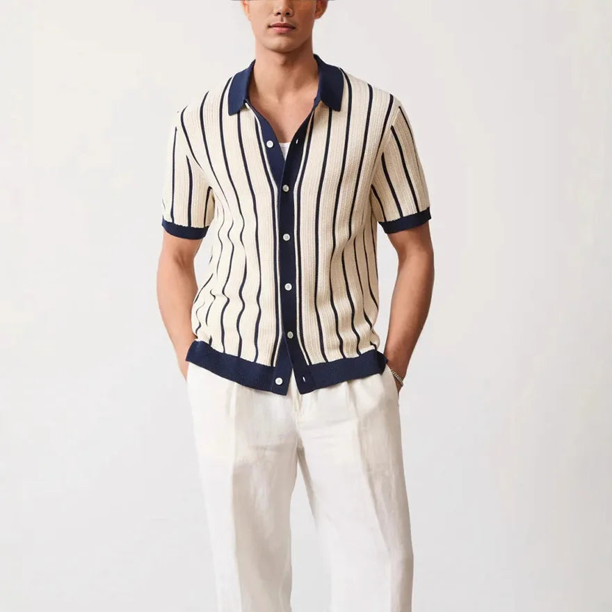 Riviera Stripe Polo