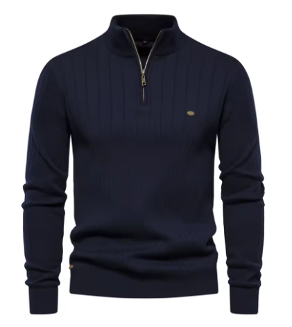 Aiopeson Cotton Knitted Sweater