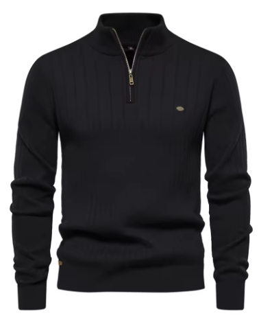 Aiopeson Cotton Knitted Sweater
