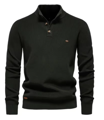 Aiopeson Cotton Knitted Sweater
