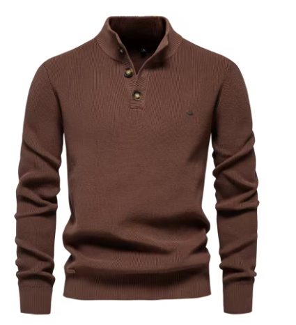 Aiopeson Cotton Knitted Sweater