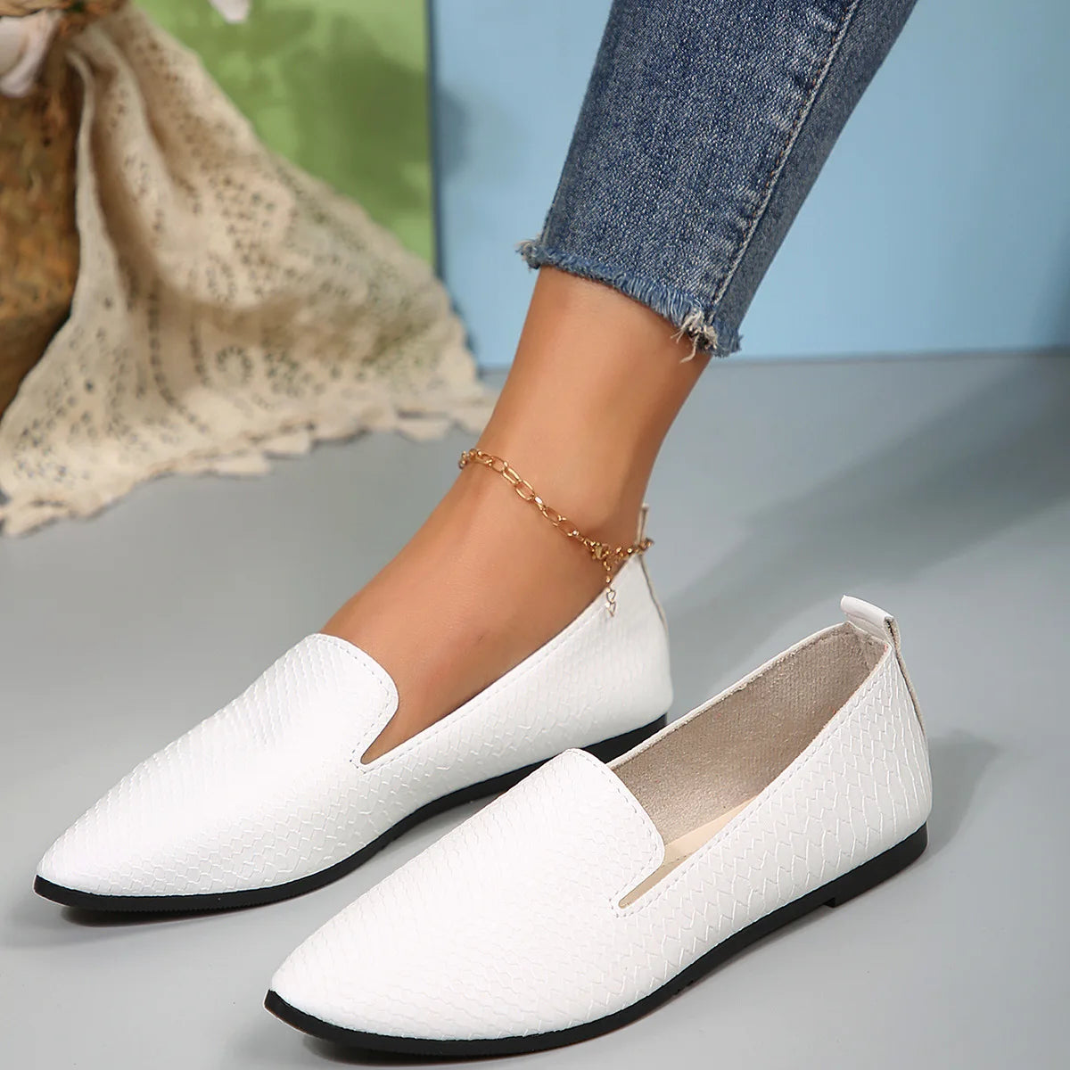 Gstaad Elegance Pointed Flats